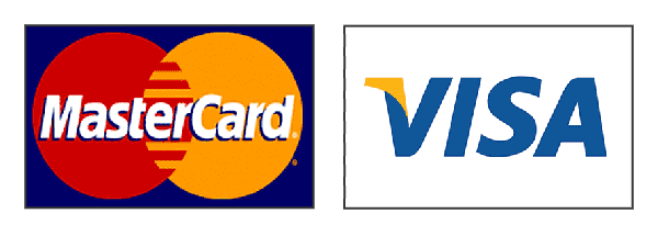 Mastercard and Visa logo